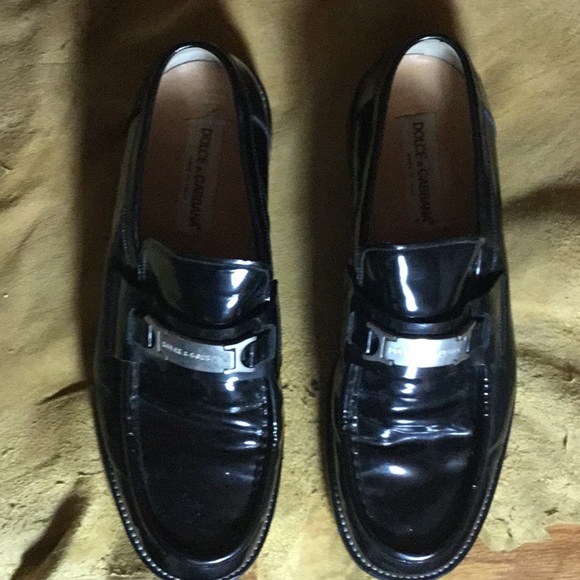 Dolce & Gabbana authentic men’s patent leather loafer. Size 9. Gorgeous. In box. main image 10